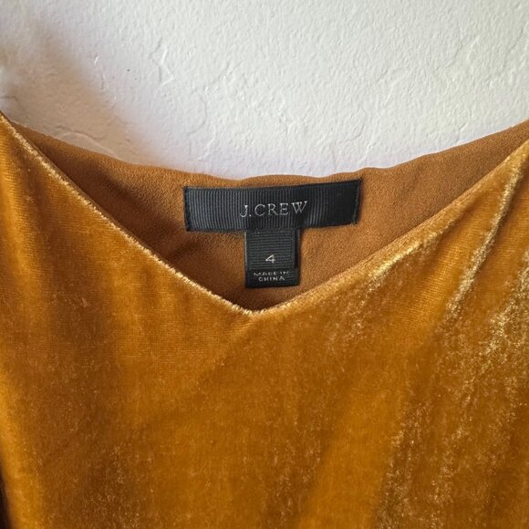 J.Crew Velvet Peplum Top - Picture 4 of 7